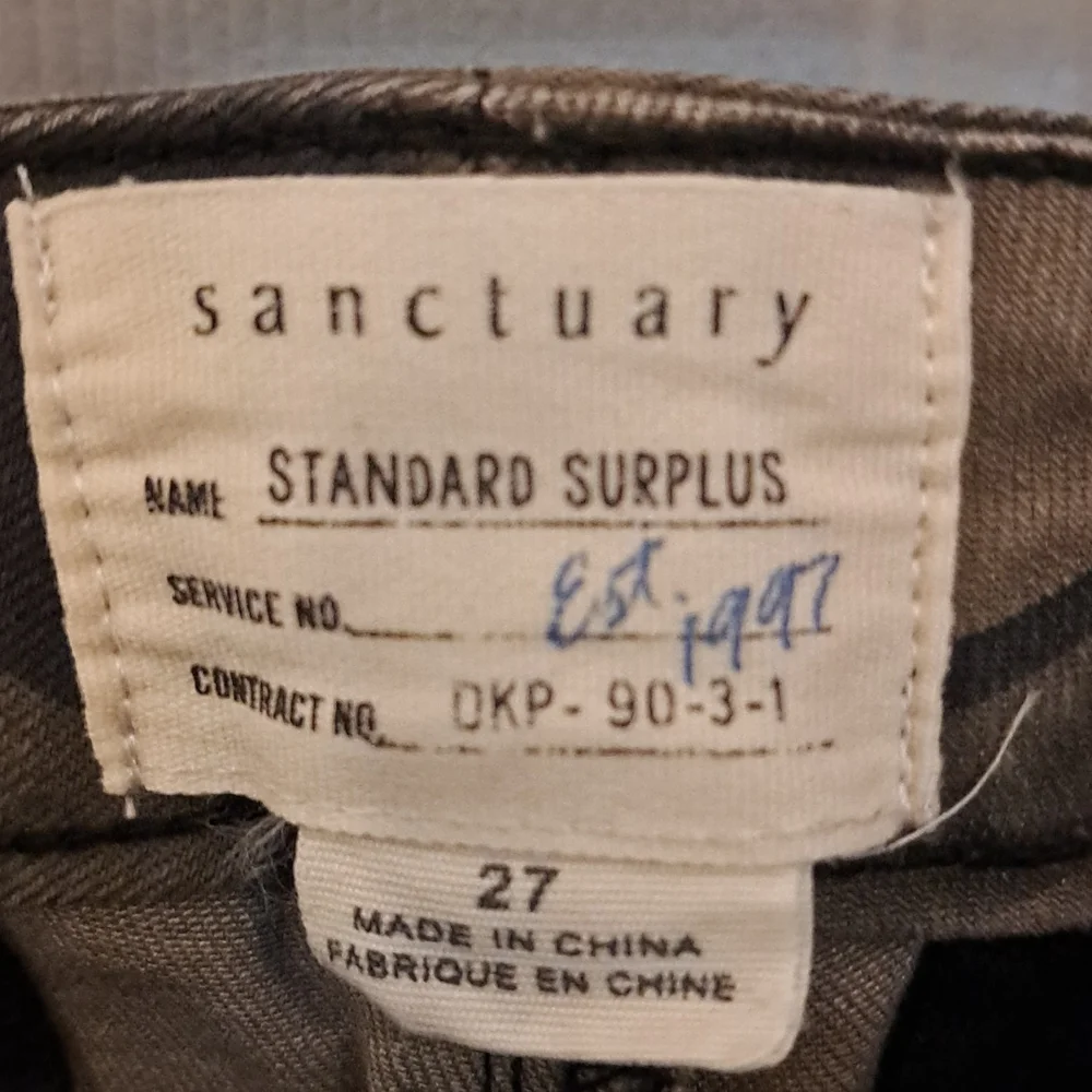 Sanctuary Camouflage Skinny Jeans - 27
